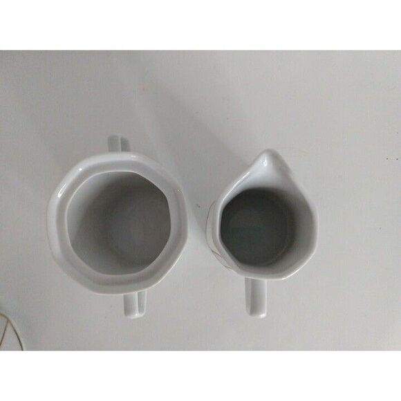 Gallery Collections By Ranmaru Crystalline White Made In Japan Cream & Sugar Set - Picture 6 of 7